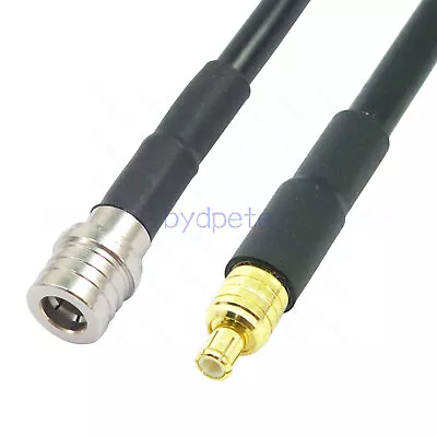 QMA Male Plug To MCX Male Plug RG58 Shield Braid Cable Coaxial Kable 50ohms Lot • $4.99