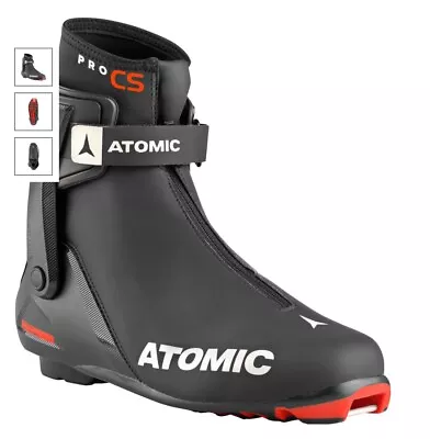 Atomic Pro Cs  Combi X-C Ski Boots Longevity   Nnn Black Men's USA  11.5 • $115