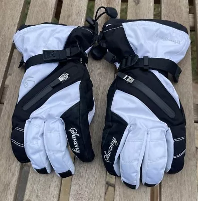 Swany Ski Gloves Triplex Ladies Size Large White Black Winter Snow Hiking LF-25 • $24.85