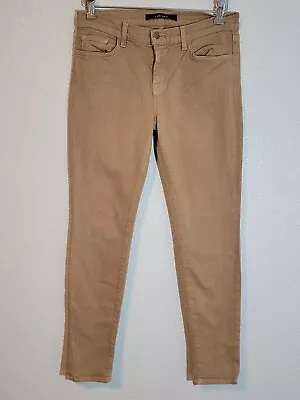 J Brand Jeans Womens Size 29 Skinny Leg Stretch Mid Rise Denim Brown • $15.99