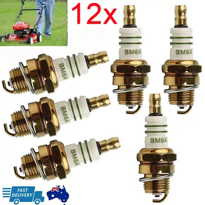 12X Spark Plug L7T BM6A BPMR7A RCJ6Y RCJ7Y WSR5F Wacker Echo NGK Makita Carlton • $20.99