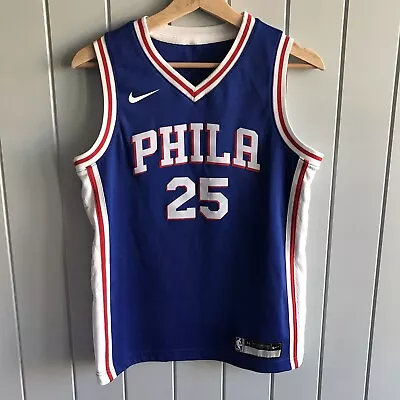 Nike Ben Simmons Jersey Kids Boys Size 10-12 Philadelphia 76ers NBA Basketball • $27.99