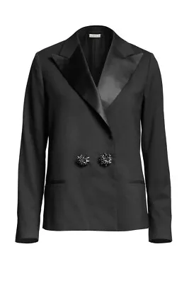 Lanvin X H&M Black  Woollen Tuxedo Blazer - NWT • $87.11