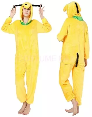 $19.33 • Buy Jake The Dog Adventure Time Yellow Dog Animal Onesies Adult Kid Costume Pajamas