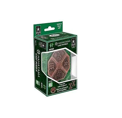 Hanayama Level 6 Cast Metal Brain Teaser Puzzle - News • $14.87