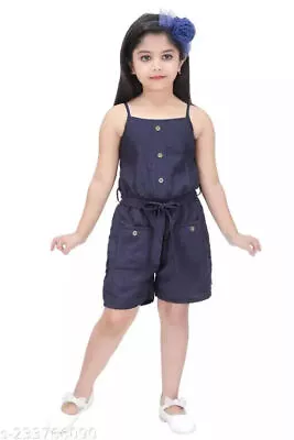 Kids/Girls Stylish Half Jumpsuit Romper Partywear/ComfortableWear Pants Trousers • $29.21