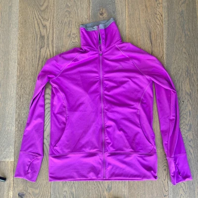 $27 • Buy Adidas Climalite Womens Purple Zip Up Jacket Activewear - Size Large 16-18