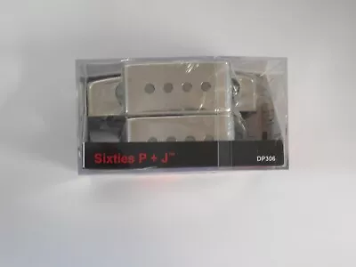 DiMarzio Sixties P J Bass Pickup Set W/Nickel Covers DP 306 • $219