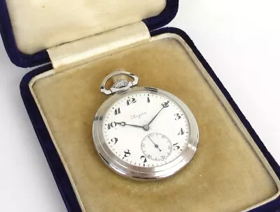 Authentic Longines Vintage Mechanical Hand-winding Pocket Watch + Case • $299