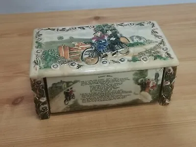 £9.99 • Buy Vintage Crown Devon Musical Cigarette Box / Dispenser - BEEN REPAIRED