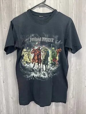 Vintage Judas Priest Nostradamus 2008 Tour Horsemen T Shirt Black Mens Size S • $15
