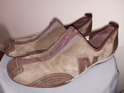 Merrell Barrado Front Zip Tan Suede Trail Running Women`s Shoes Size 85  • $20