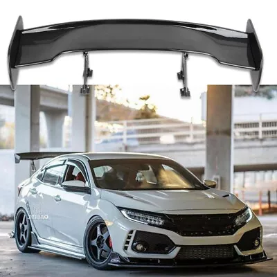 47  Glossy Black Car Rear Trunk Spoilers Wing GT Style For Honda Civic EX LX Si • $149.27