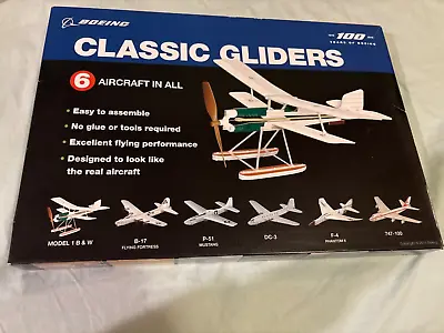 New In Box Boeing Classic Gliders Model Kit RARE NIB 6 Aircrafts In All • $89.95