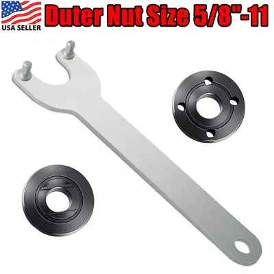 Grinder Flange Lock Nut Wrench For Dewalt Makita Milwaukee BLack Decker 5/8-11 • $8.62