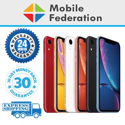 Apple IPhone XR A2105 64GB 128GB 256GB Unlocked [AU Stock] As New Condition • $359