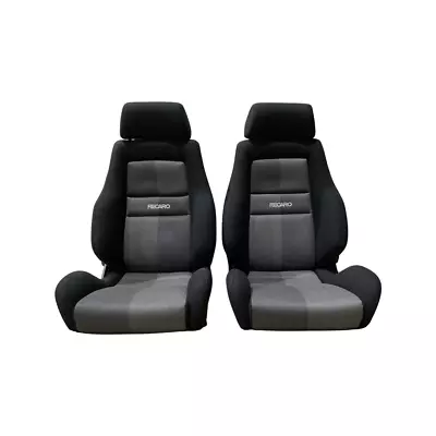 Genuine Recaro Seats LSB Monza Grey Block Headrests - Retrimmed (Pair) • $4290