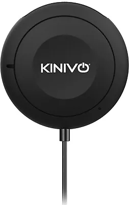 Kinivo BTC450 Bluetooth Car Kit Hands-Free Adapter For Cars With 3.5mm Aux Apt- • £29.99