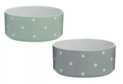 Mason Cash Polka Dot Bowl For Dogs Varios Sizes • $14.63