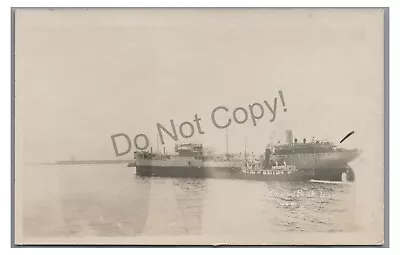 RPPC Steamship Steamboat CHESAPEAKE BAY MD DE VA Vintage Real Photo Postcard • $7.99