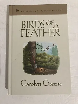 Birds Of A Feather By Carolyn Greene 2005 Mysteries Of Sparrow Island Guidepost • $10.75