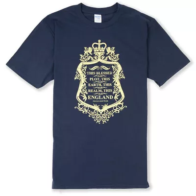 £17 • Buy This England T-shirt - St George's Day, Flag, Shakespeare, Available Up To 4XL