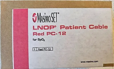 Masimo LNOP Red PC-12 Patient Cable (REF 2060)-NEW • $7