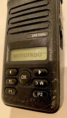 Motorola XPR 3500e UHF Radio AAH02RDH9VA1AN With *Capacity Plus* • $260