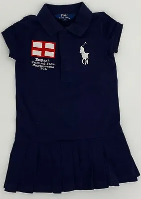 £14.99 • Buy New  Girls  Ralph Lauren Cotton Cotton Polo Dress 6 Years