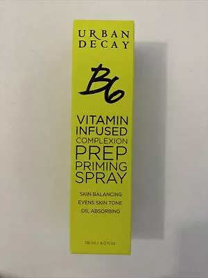 Urban Decay B6 Vitamin Infused Complexion Prep Priming Spray 4oz  Primer-NIB • $14.99
