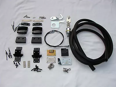 Harley Tour Pack Gloss Black Hardware Kit --- Now With Black Lock. • $130