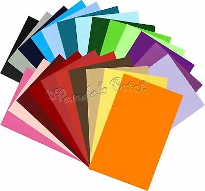 A4 Coloured Craft Card Approx 240-255gsm - Choose Colour And Pack Size Free P&P • £2.89