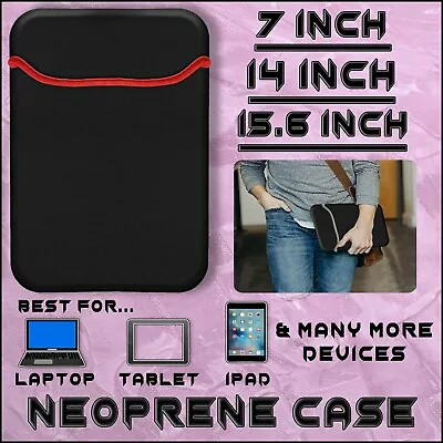 £6.49 • Buy Neoprene Sleeve Cover Carrying Bag Case For 14  15.6  Inch Laptop IPad Tablet 👜