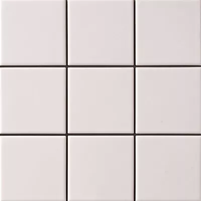 Csq Wht97m Square Mosaic 97mm White Matt (300x300mm Per Sheet) • $17