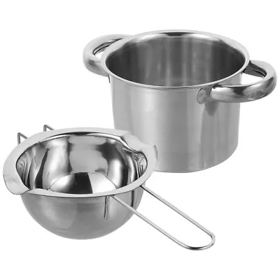  Chocolate Melting Pot Stainless Steel Water Heating Metls With Handles • £16.85