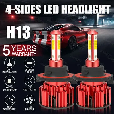 H13 LED Headlight Bulbs For Ford F150 2004-2014 F-250 F-350 Super Duty 2005-2022 • $11.69