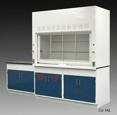 Fisher American 6' Fume Hood W/ Flammable &4' Laboratory Sink Cabinet E1-774 • $12010