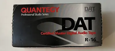 Quantegy R-16 DAT Box Of 10 Cassette Digital Audio Tape 16 MINUTES New In Box • $19.99