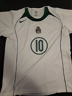 2004 Mexico Cuauhtémoc Blanco Soccer Jersey Number 10 Large • $300