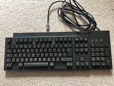 Vintage Retro IBM Wired Computer Keyboard Model KB-7353 PS2 Great Condition • £49.95