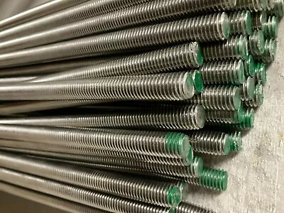 £19.95 • Buy 1 Metre  Bar Studding Rod Allthread A2  & A4 Stainless  M3 M24 Threaded 304 316