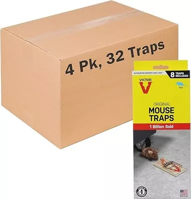 Victor M158-4 Metal Pedal Mouse Trap 32 Traps • $47.69