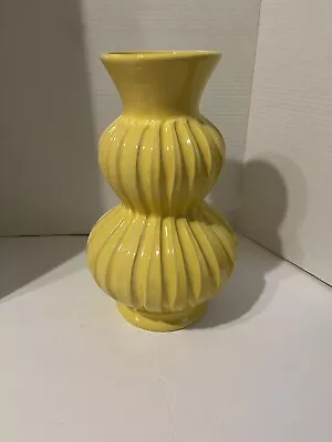 Yellow Ceramic Decor Vase • $35