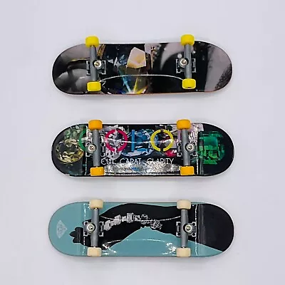 Tech Deck Lot Of 3 Mini Skateboards 4” Diamond Supply Co Finger Ramp Small Toy • $23.40