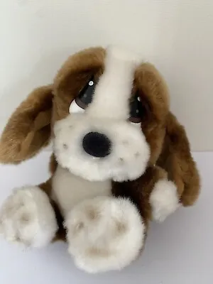 £10 • Buy Applause Vintage 1980s   Sad Sam Dog Soft  Stuffed Toy 8” Sitting Label Removed