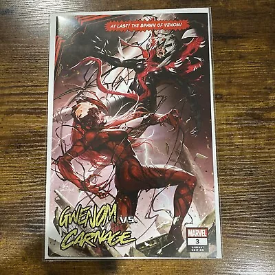 Gwenom Vs Carnage #3 * Nm+ * Inhyuk Lee Trade Spider-man Venom 361 Homage 🔥 🔥 • $23.50