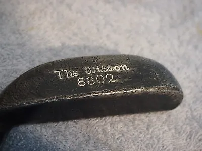 *****black Wilson 8802 -putter-right Handed-length 35 1/2 Inches ***** • $99.95