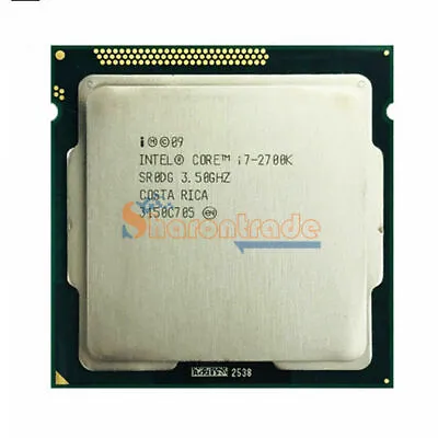 $219.86 • Buy 1PC Intel Core I7-2700K CPU Quad Core 8-Thread 3.5GHz 8M SR0DG LGA 1155