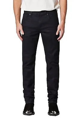 HUDSON BLAKE Men’s Jeans Comfortable Slim Fit Straight Leg Skinny Denim Black • $59.99