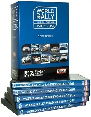 WRC 1985-1989 FIA WORLD RALLY CHAMPIONSHIP 1980s 80's - X5 NEW DVD BoxSet  Sp • $59.95